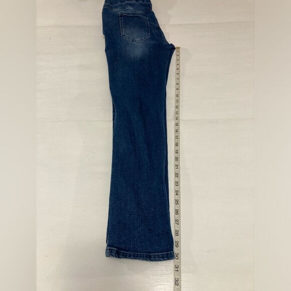 Seraphine Overalls Women’s 6 Blue Denim Maternity Straight Leg Adjustable Casual - Picture 6 of 10